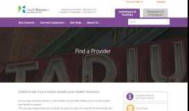 
							         Find a Provider | HealthSource RI								  
							    