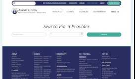 
							         Find A Provider | Mason General Hospital & Family of Clinics								  
							    