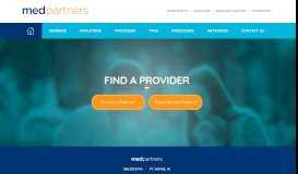 
							         Find a Provider - MedPartners								  
							    