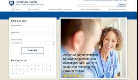 
							         Find a Provider - Penn State Health Milton S. Hershey Medical Center								  
							    