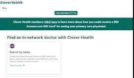 
							         Find a Provider / Pharmacy - Clover Health								  
							    