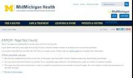
							         Find A Provider Search Results - MidMichigan Health								  
							    