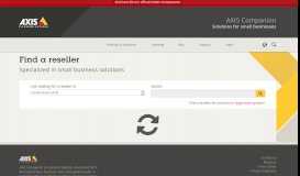 
							         Find a reseller | Axis Communications								  
							    
