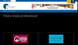 
							         Find a trade professional | Planning Portal								  
							    