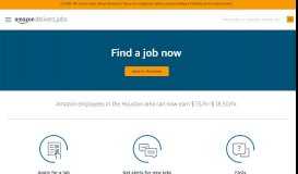
							         Find an Amazon warehouse job in Houston - AmazonDelivers.Jobs								  
							    