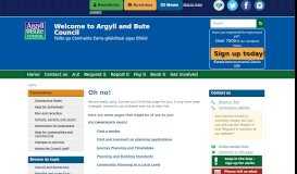 
							         Find and comment on planning applications - Argyll and Bute Council								  
							    