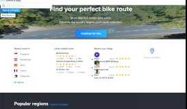 
							         Find bicycle tracks and map rides, Cycle route planner, GPS | Bikemap ...								  
							    