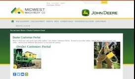 
							         Find John Deere Parts at Midwest Machinery								  
							    