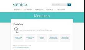 
							         Find Physicians and Facilities | All Networks - Medica								  
							    
