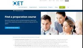 
							         Find Preparation Providers | OET - Occupational English Test								  
							    