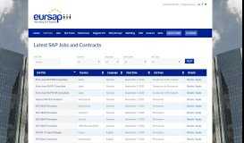 
							         Find SAP Jobs & Careers With Eursap								  
							    