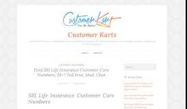 
							         Find SBI Life Insurance Customer Care Numbers, 24×7 Toll Free ...								  
							    