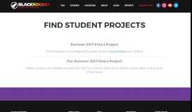 
							         Find Student Projects | Black Rocket								  
							    