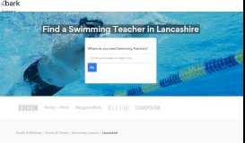 
							         Find the Best Swimming Teachers in Blackpool | Bark.com								  
							    