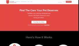 
							         Find Trusted Professional Pet Sitters | PetSitter.com								  
							    