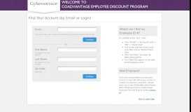 
							         Find Your Account (by Email or Login) - CoAdvantage Employee ...								  
							    