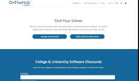 
							         Find Your School – Student and Faculty Software Discounts ...								  
							    
