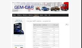 
							         Find your SMTP address - GEM-CAR software for auto repair ...								  
							    