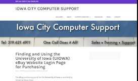 
							         Finding and Using the University of Iowa (UIOWA) eBuy Website Login ...								  
							    