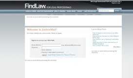 
							         FindLaw@Justice.com Mail | Log in - JusticeMail								  
							    