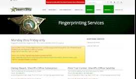 
							         Fingerprinting Services - Palm Beach County Sheriff's Office								  
							    
