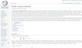 
							         Finite volume method - Wikipedia								  
							    