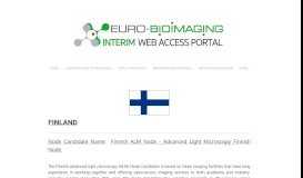 
							         FINLAND - INTERIM WEB ACCESS PORTAL - eurobioimaging-interim								  
							    
