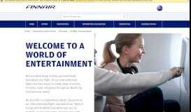 
							         Finnair's world of entertainment | Finnair								  
							    