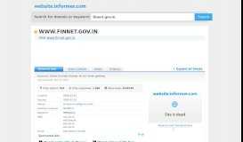 
							         finnet.gov.in at Website Informer. Visit Finnet.								  
							    