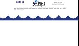 
							         Fins Swimming Club - A club providing life saving skills								  
							    
