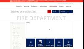 
							         Fire | City of OKC - OKC Gov								  
							    