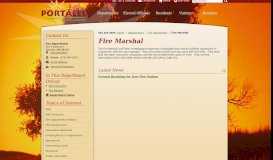 
							         Fire Marshal / Portales, NM								  
							    