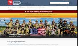 
							         Firefighting Commission - Main - TN.gov								  
							    