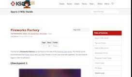 
							         Fireworks Factory - Spyro 3 Wiki Guide - IGN								  
							    