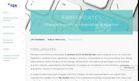 
							         Firm Updates | CPA Ontario								  
							    