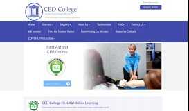 
							         First Aid Course Australia | CPR Training - CBD College								  
							    