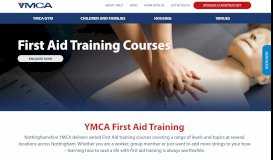 
							         First Aid Training Courses | Nottinghamshire YMCA								  
							    