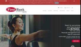 
							         First Bank & Trust | Banking, Loans & Investments								  
							    