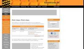 
							         first class / first-class | Neue Rechtschreibung – korrekturen.de								  
							    