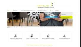 
							         FIRST CLASS Management + Business Consulting GmbH: Startseite								  
							    