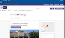 
							         First Coast Neurology | Orange Park Medical Network								  
							    