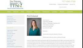 
							         First Colonial - The Therapy Network								  
							    