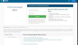 
							         First Command Bank | Make Your Auto Loan Payment Online ...								  
							    