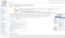 
							         First Command Financial Planning - Wikipedia								  
							    