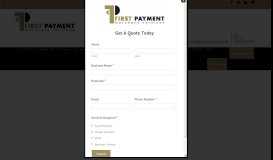 
							         First Payment Merchant Services								  
							    