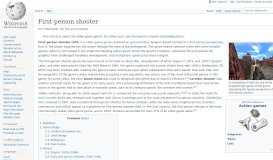 
							         First-person shooter - Wikipedia								  
							    