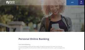 
							         First Personal Online Banking | First National Bank								  
							    