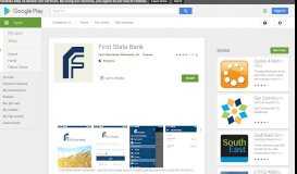 
							         First State Bank - Apps on Google Play								  
							    
