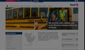 
							         First Student – FirstGroup plc								  
							    