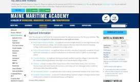 
							         First-Time Freshmen - Admissions - Maine Maritime Academy								  
							    
